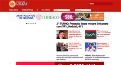 Desktop Screenshot of noticiasdeurucui.com.br